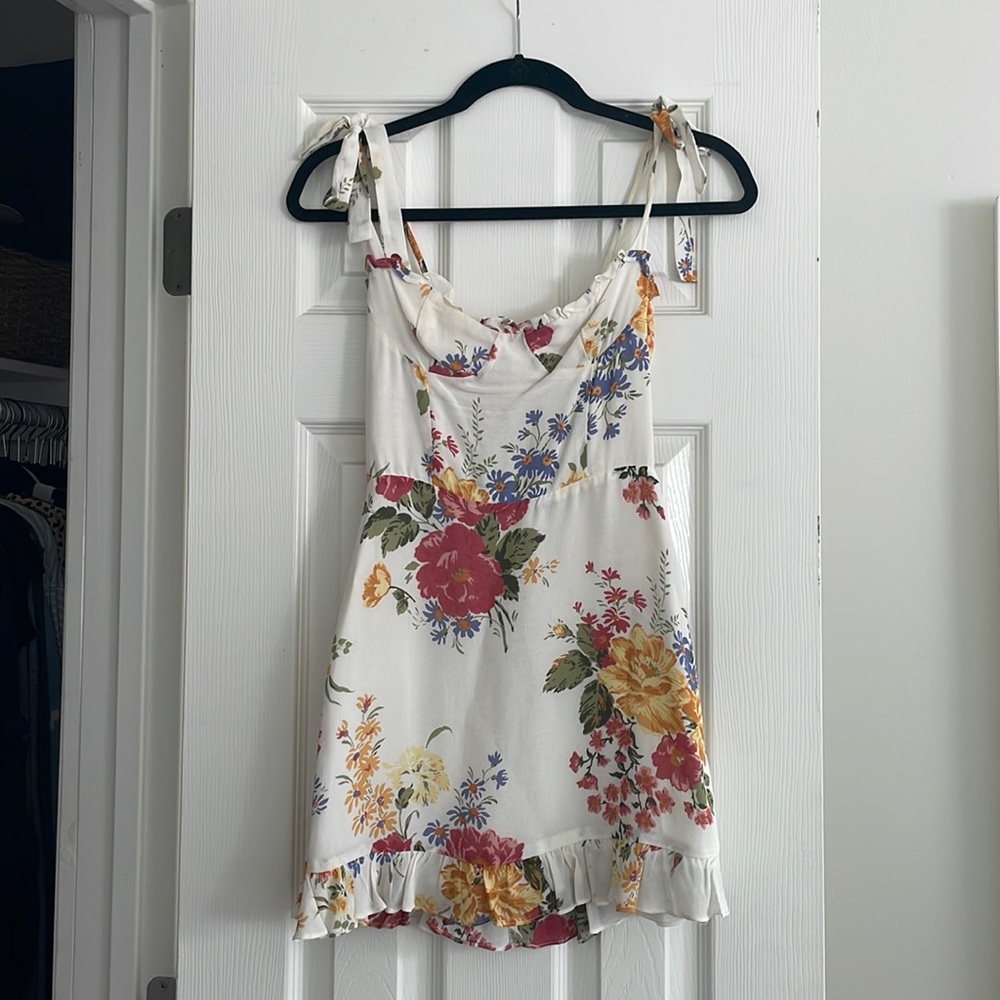 Reformation Floral Mini Dress